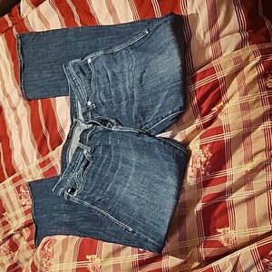 Dark wash rock and republic jeans